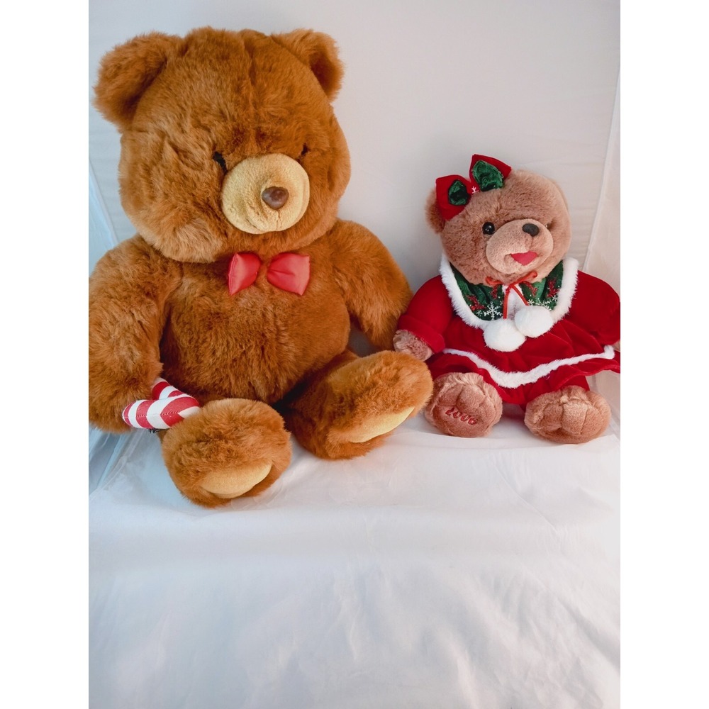Dan Dee Collectors Choice Snowflake Teddy Christmas Stuffed Animal & Large Bear